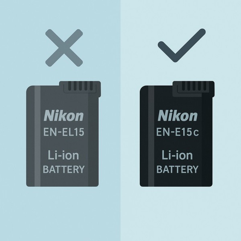 Чи можна використовувати акумулятор Nikon EN-EL15 замість EN-EL15c у камерах серії Nikon Z?