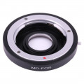Перехідник Minolta MD/MC – Canon EF із лінзою