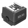 Адаптер горячего башмака вспышек HD-N3 для камер Sony, Minolta