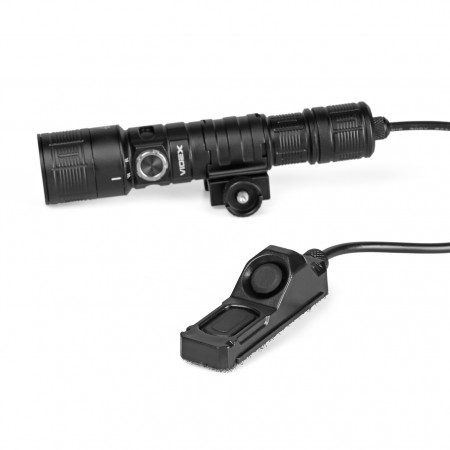 Тактичний ліхтар VIDEX VLF-AT366 1000lm, Li-ion 18650 2600mAh, компактний тактичний формат, IP67