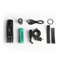 Велофара VIDEX VLF-BA286 2000lm, Li-ion 4000mAh, алюмінієвий корпус, захист IP68