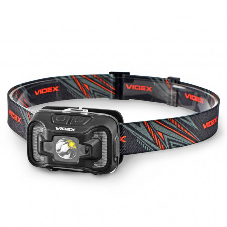 Налобний ліхтар VIDEX VLF-H025C 310lm, Li-pol 1200mAh, кілька режимів, IP65