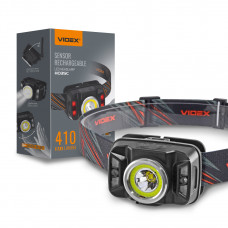 Налобний ліхтар VIDEX VLF-H035C 410lm, Li-pol 1200mAh, комбіноване світло, IP65