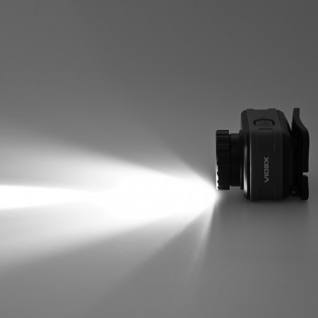 Налобний ліхтар VIDEX VLF-H046Z 500lm, Li-pol 1200mAh, сенсор, фокусування, IP65