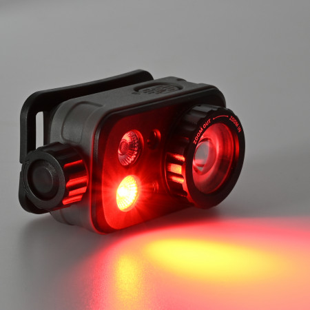 Налобний ліхтар VIDEX VLF-H046Z 500lm, Li-pol 1200mAh, сенсор, фокусування, IP65