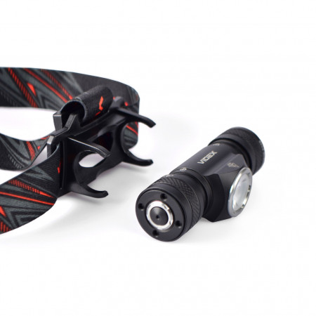 Налобний ліхтар VIDEX VLF-H065A 1200lm, Li-pol 1800mAh, широке заливаюче світло