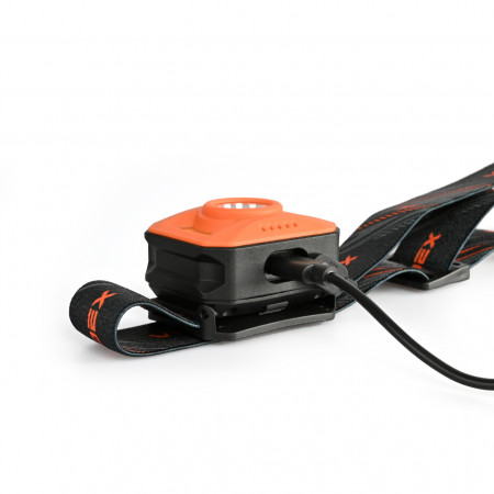 Налобний ліхтар VIDEX VLF-H085-OR 400lm, Li-pol 850mAh, нейтральне світло 5000K