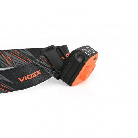 Налобний ліхтар VIDEX VLF-H085-OR 400lm, Li-pol 850mAh, нейтральне світло 5000K