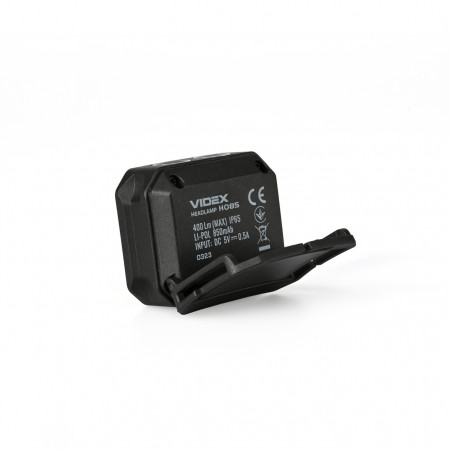 Налобний ліхтар VIDEX VLF-H085-OR 400lm, Li-pol 850mAh, нейтральне світло 5000K