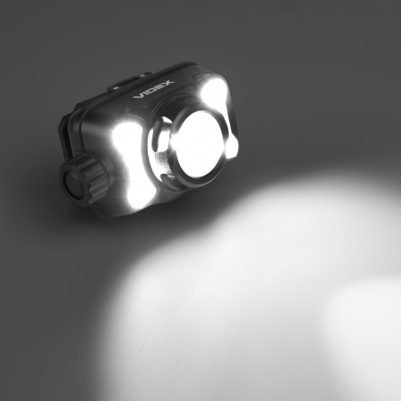 Налобний ліхтар VIDEX VLF-H147 700lm, Li-pol 1800mAh, сенсорне управління, IP65