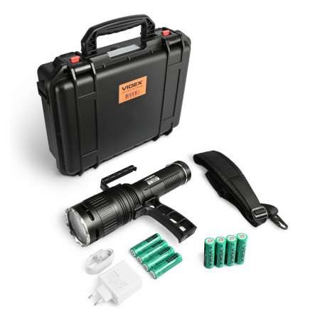 Пошуковий лазерний ліхтар VIDEX VLF-L361, Li-ion 2000mAh, вузький далекобійний промінь