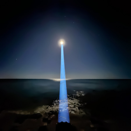 Пошуковий лазерний ліхтар VIDEX VLF-L361, Li-ion 2000mAh, вузький далекобійний промінь