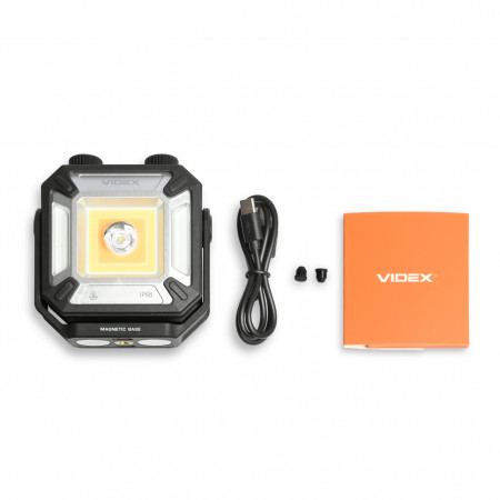 Ліхтар VIDEX VLF-M048 1500lm, Li-ion 5000mAh, Power Bank, RGB-світло, захист IP68