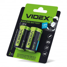 Батарейка лужна Videx LR14/C 2шт blister card