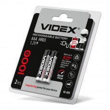 Акумулятори Videx HR03/AAA 1000mAh double blister/2шт
