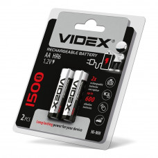 Акумулятори Videx HR6/AA 1500mAh double blister/2шт