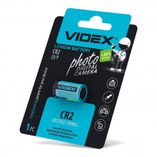 Батарейка літієва Videx CR2 1шт blister card