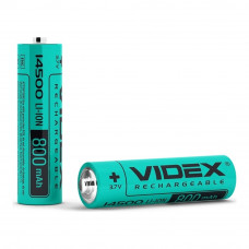 Акумулятор Videx літій-іонний 14500 (без захисту) 800mAh bulk/1шт