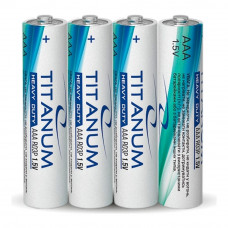 Батарейка сольова Titanum R03P/AAA 4шт shrink
