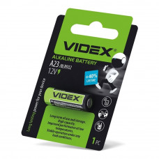 Батарейка лужна Videx А23/Е23А 1шт blister card