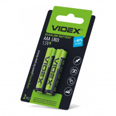 Батарейка лужна Videx LR03/AAA 2шт small blister