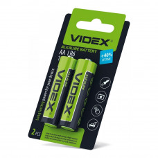 Батарейка лужна Videx LR6/AA 2шт small blister